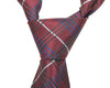 Breite Krawatte in kariertem Rot