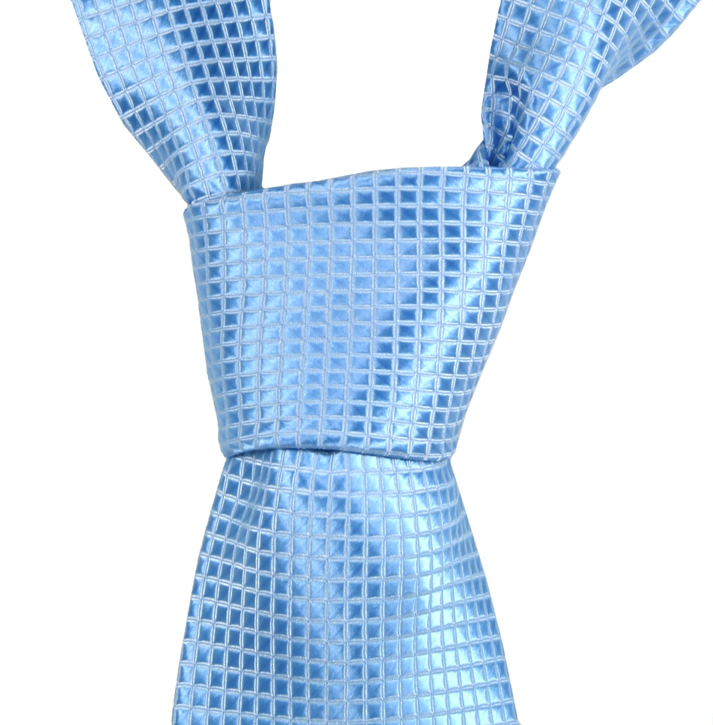 Breite Krawatte in Himmelblau