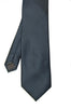 Breite Krawatte mit blauer Karierung in Schwarz