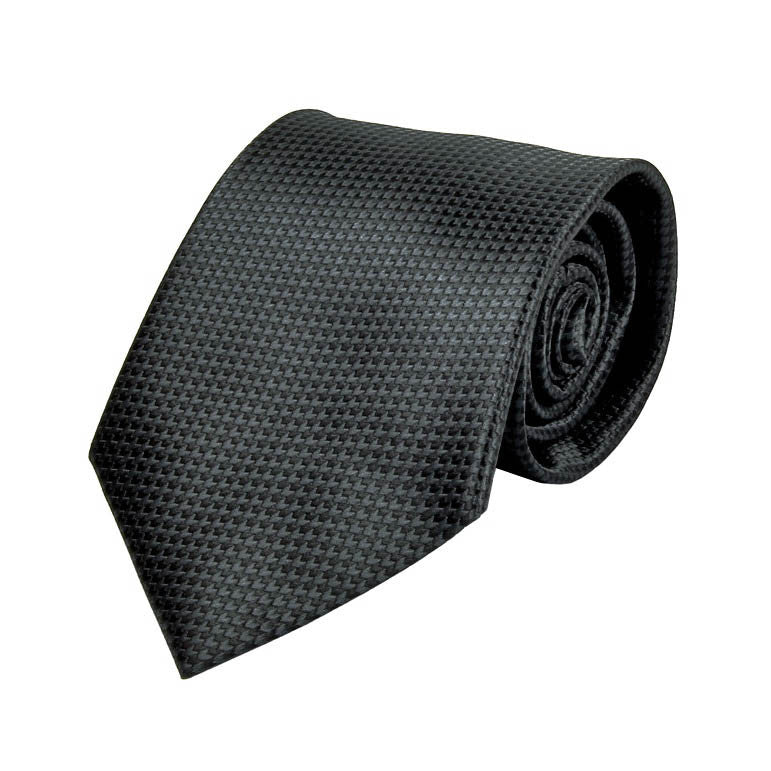 Breite Krawatte in Schwarz